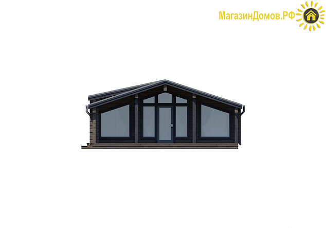 Дом H-105-1S (8.0х14.5) по каркасной технологии