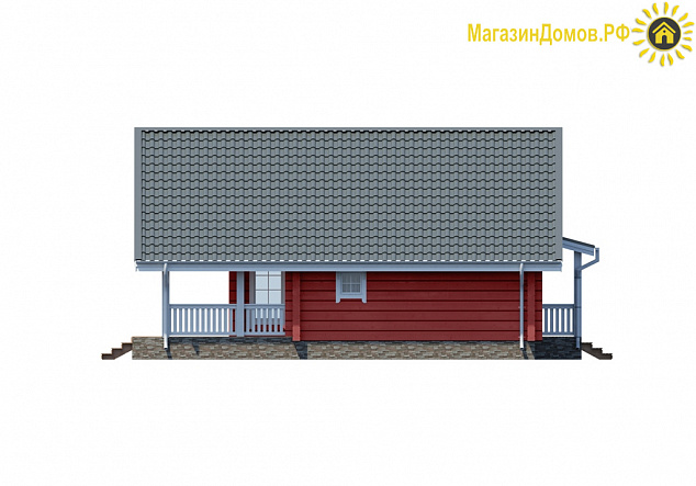 Дом H-152-1.5S (10.0х10.8) по каркасной технологии