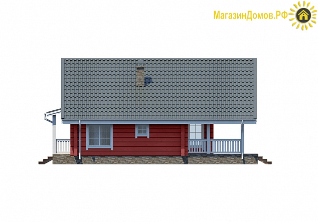 Дом H-152-1.5S (10.0х10.8) по каркасной технологии
