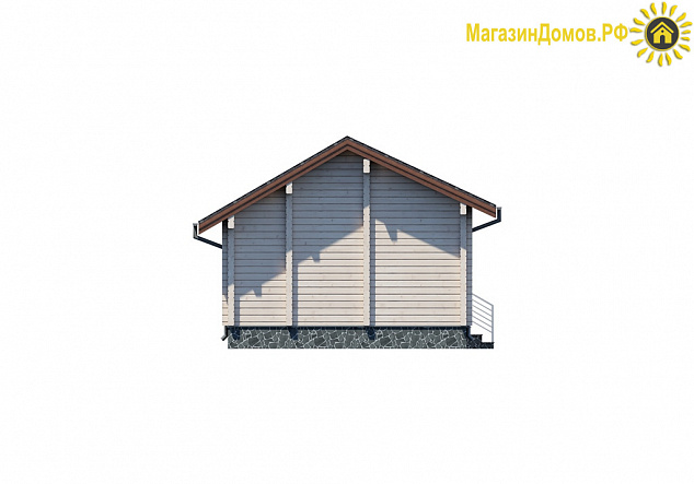 Баня из клееного бруса S-056-1D (6.0х12.0)