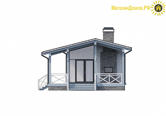Зона отдыха S-078-1D (7.0х12.8) фахверк