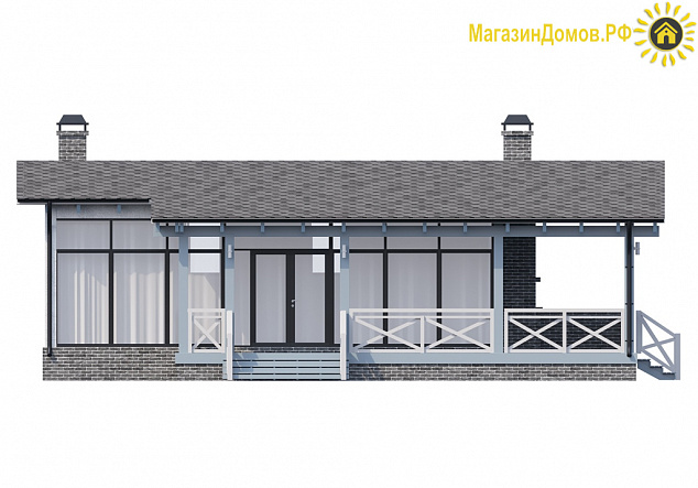 Зона отдыха S-078-1D (7.0х12.8) фахверк