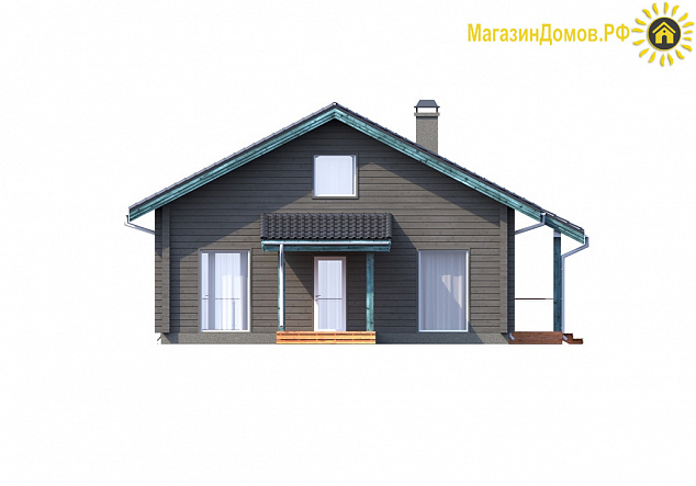 Дом H-180-1.5S (10.5х16.0) по каркасной технологии